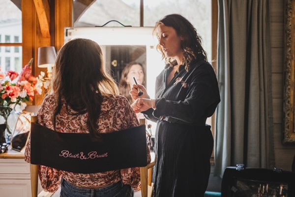 bridal party hair