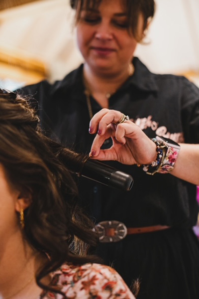 bridal party hair